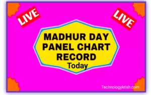 madhur day panel chart