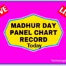 madhur day panel chart